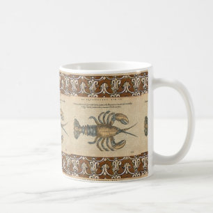 Mug Illustration de homard, fruits de mer du Maine