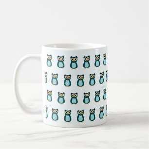 Mug Illustration de la chouette bleue