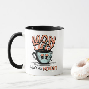 Mug Illustration de la Coupe du café du lundi