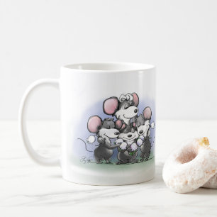 Mug Illustration de la Joyeuse Fête des Mères de Mic,