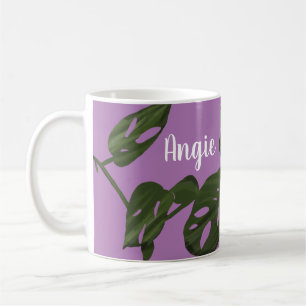 Mug Illustration de la plante à fromage Monstera Adano