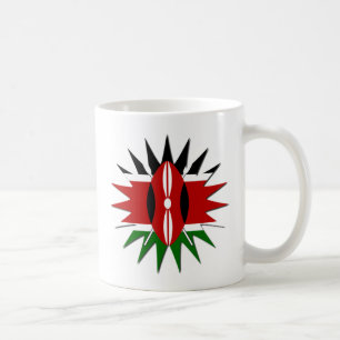 Mug Illustration de la star du drapeau national du Ken