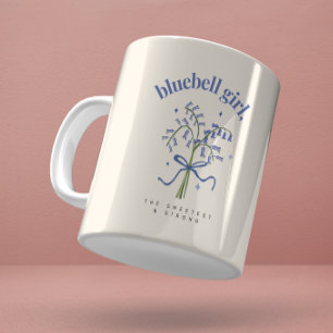 Mug Illustration de l'aquarelle florale Bluebell