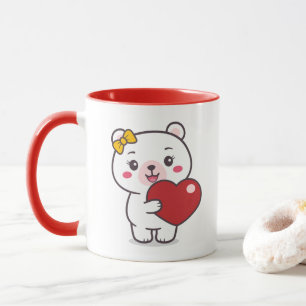 Mug Illustration de l'ours en peluche