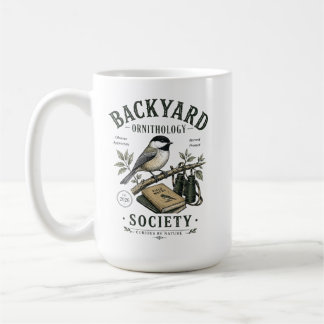 Mug Illustration de mésange pour l'ornithologie de jar