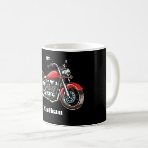 Mug Illustration de moto personnalisée