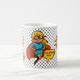 Mug Illustration de pop-art en permom