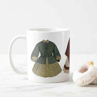 Mug Illustration de robe vintage