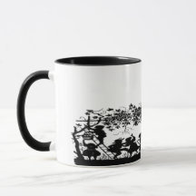 Illustration de silhouette de réjouissance automna