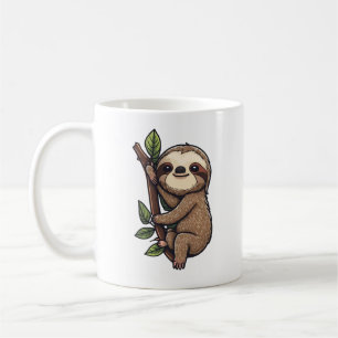 Mug Illustration de Sloth