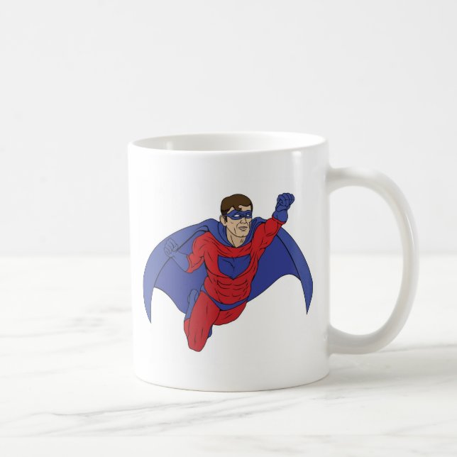 Mug Illustration de super héros (Droite)