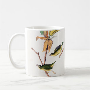Mug Illustration des oiseaux de Paruline capturant des