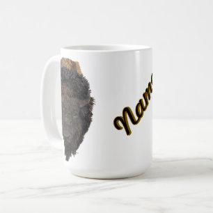 Mug Illustration détaillée d'une tête de bison d'Améri