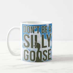 Mug Illustration d'oeuvres d'art ne pas être une oie i