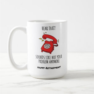 Mug Illustration drôle de carte de retrait de téléphon
