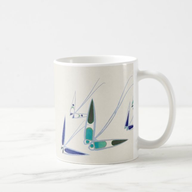 Mug Illustration du papillon japonais (Droite)