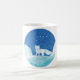 Mug Illustration du Petit Renard arctique (Vulpes lago