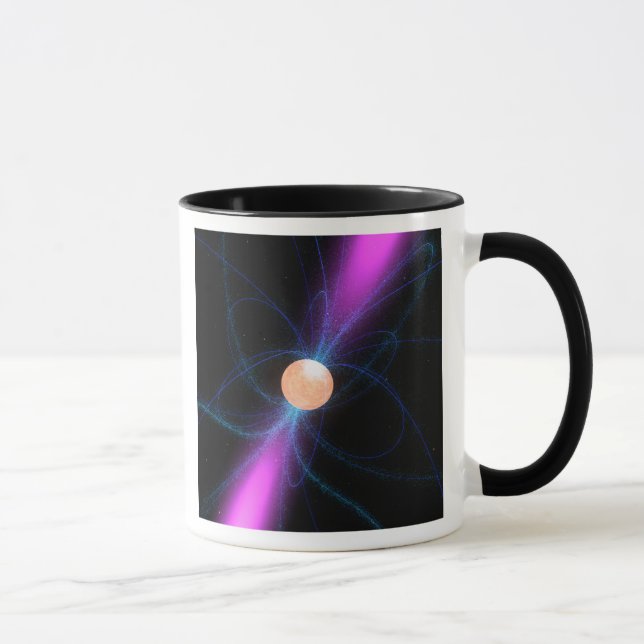 Mug Illustration d'un pulsar 2 (Droite)