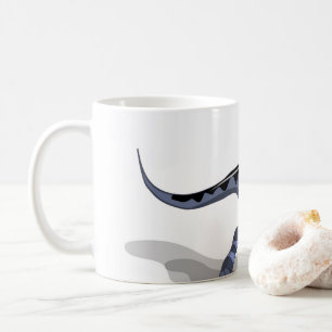 Mug Illustration D'Un Raptor Dinosaure Jouant Au Footb