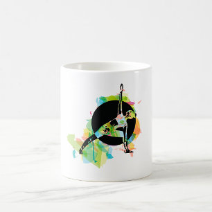 Mug Illustration d'une femme