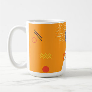 Mug Illustration géométrique urbaine, Cool, unique,