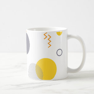 Mug Illustration géométrique urbaine, cool, unique, te