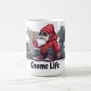 Mug Illustration Gnome Hip hop - Gnome Life