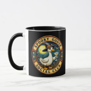 Mug Illustration graphique d'Halloween Spooky Goose