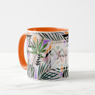 Mug Illustration hawaïenne tropicale brillante, Co. à