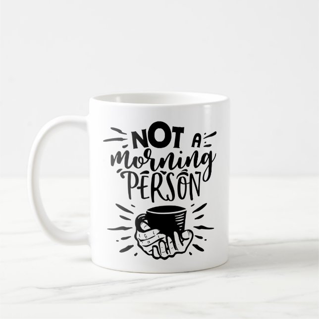 Mug Illustration joueuse de la citation d'une personne (Gauche)