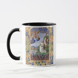 Mug Illustration médiévale de saint Bernard de Clairva