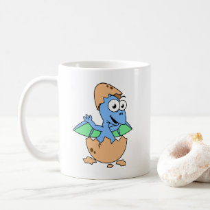 Mug Illustration Mignonne D'Une Éclosion De Ptérodacty