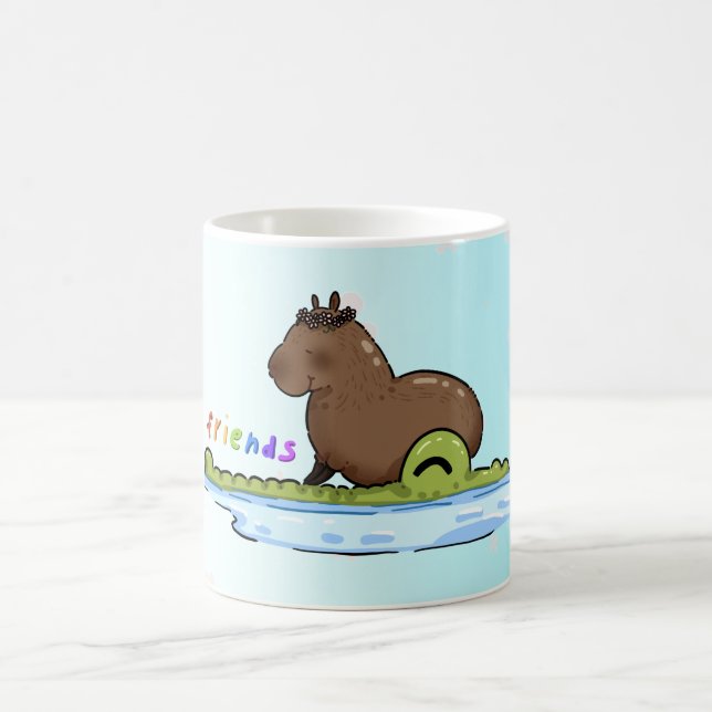 Mug Illustration pour les meilleurs amis Amis inhabitu (Centre)