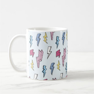 Mug Illustration vintage arrière - plan sans soudure