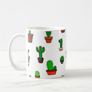 Mug Illustrations de cactus mignons sur fond blanc