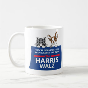Mug Ils mangent les animaux - Vote Harris Walz