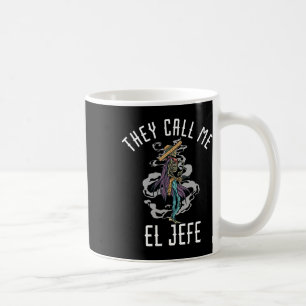 Mug Ils m'appellent El Jefe Costume de Cowboy Chapeau