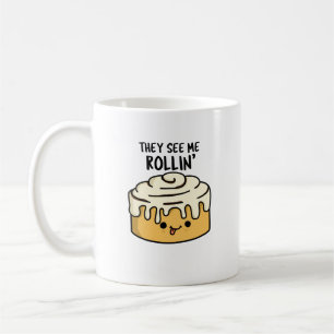 Mug Ils Me Voient Rollin Drôle Cannelle Roulette