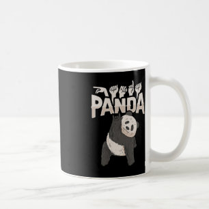 Mug ILY Panda ASL Geste MAIN Sourde Perte d'audition C