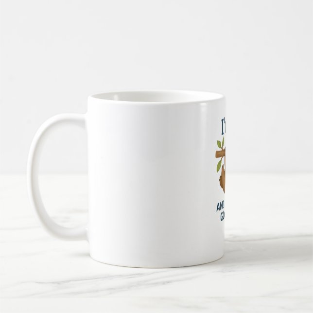 Mug I'm 8 and a Sloth-ly Good Time Classic T-Shirt (Gauche)
