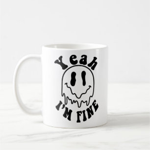 Mug I'm Fine Mug-Tea Time Fun Design Idées cadeaux
