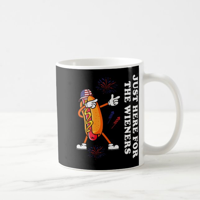 Mug I'm Just Here For The Wieners Funny 4th Of July  (Droite)