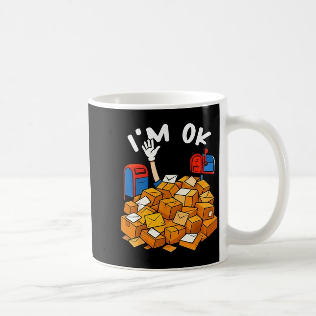 Mug I'm Ok Funny Stal Worker  (Droite)