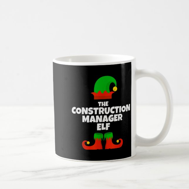 Mug I'm The Construction Manager Elf Family Pajama Chr (Droite)