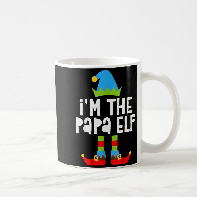 Mug I'm The Papa Elf Shirt Men Matching Elf Papa Chris (Droite)