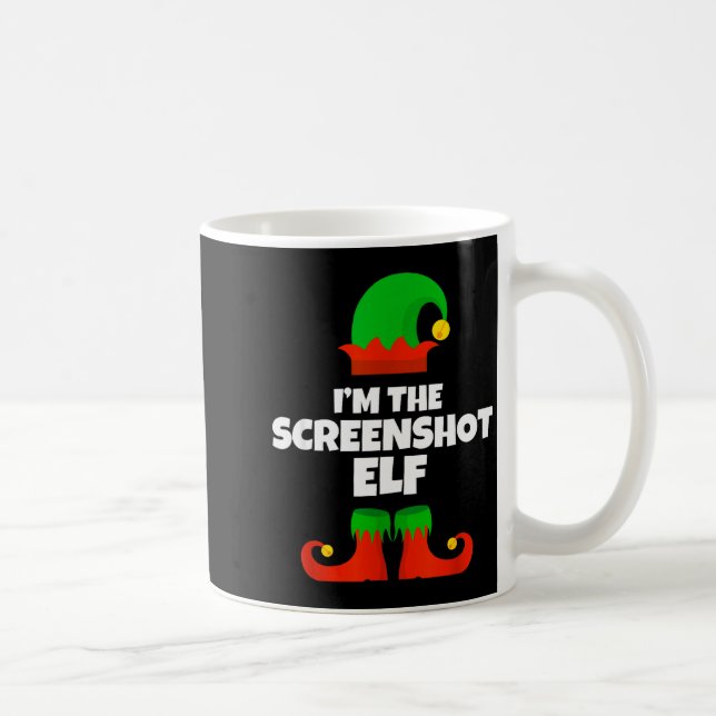 Mug I'm The Screenshot Elf Family Pajama Christmas Fun (Droite)