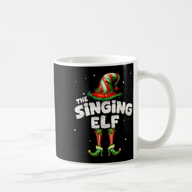 Mug I'm The Singing Elf Family Matching Group Christma (Droite)