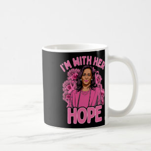 Mug I'm With Her Hope Kamala Harris 2024 Cancer du sei