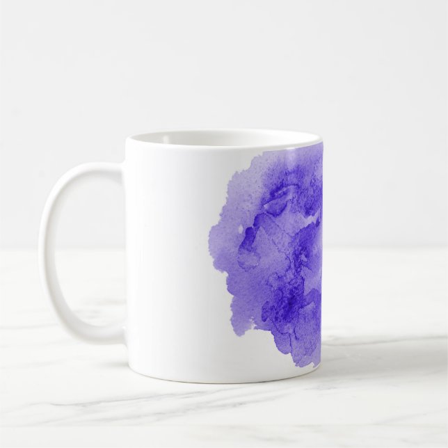 Mug Image arrière - plan Abstraite aquarelle avec un l (Gauche)