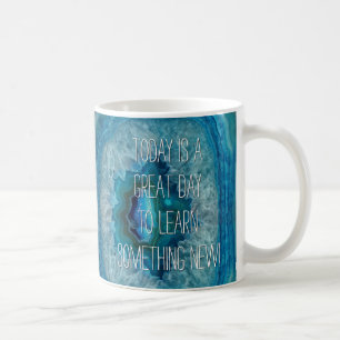 Mug Image cristalline de l'agent minéral de Blue Geode